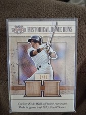 2022 leaf lumber baseball Carlton Fisk Game Used Double Bat  5/30