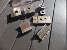 Lot of Machinist Gunsmith Heavy Steel Work Blocks Tool Maker Bench Tool