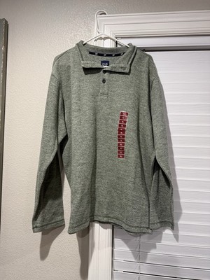 Gap Button Up Pullover Men s Size XL Heathered Green