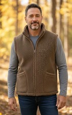 Wollweste MERINO Schurwolle 100% Merinowolle. Handarbeit . Made In Germany 