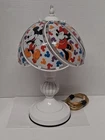 Vintage Disney Mickey Minnie Mouse Glass Panel/metal Tiffany Style Table Lamp