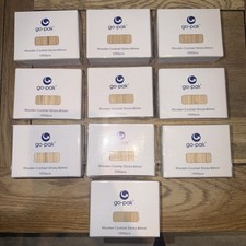 10000 X Wooden Cocktail Sticks In Box Toothpicks 80mm Olives Cherry Cheese Bar