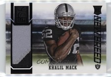 2014 Panini Elite New Breed Materials Prime 81/99 Khalil Mack #34 6h5