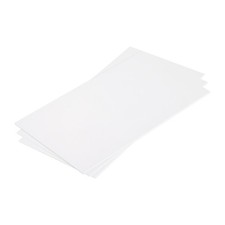 3Pcs ABS Plastic Sheet 10 x 10 x 0.2 Inch ABS Styrene Sheets White