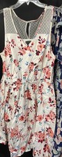 NWOT Lane Bryant Size 14 Pink White Business Casual Work Career Dress