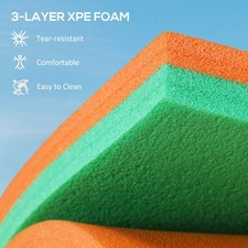 9 x 6 Lily Pad Water Mat for 2 Adults Floating Lake Pool Ocean Beach and