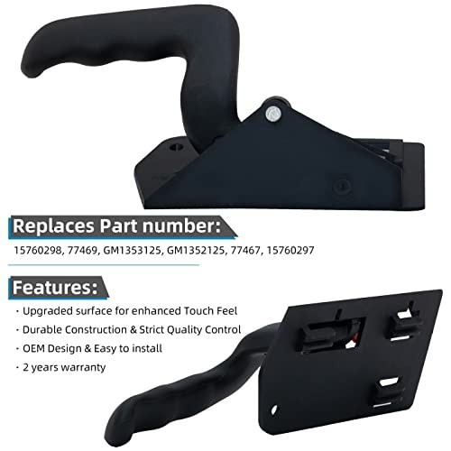 DEAL New Set of 2 Passenger+Driver Side (Front or Rear) Interior Door Handles - Image 5
