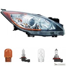 Hauptscheinwerfer Scheinwerfer rechts H11/HB3 mit Motor passt für Mazda 3 09-10