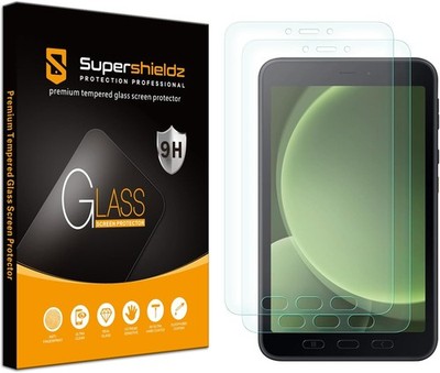 2 Pack Tempered Glass Screen Protector for Samsung Galaxy Tab Active 5, Anti Scr