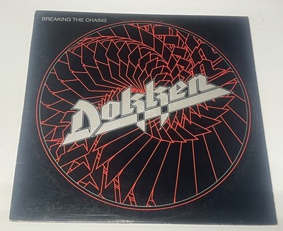 Dokken  Breaking The Chains  Electra Records 60290-1 1983 1st Press Vinyl LP