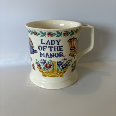 Past Times Lady of The Manor Fine Bone China Becher Tasse sehr guter Zustand