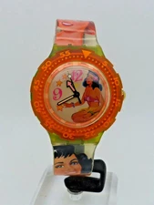 Swatch Watch Quartz 90's SDG104 BEACH VIRGIN NOS Case and Papers