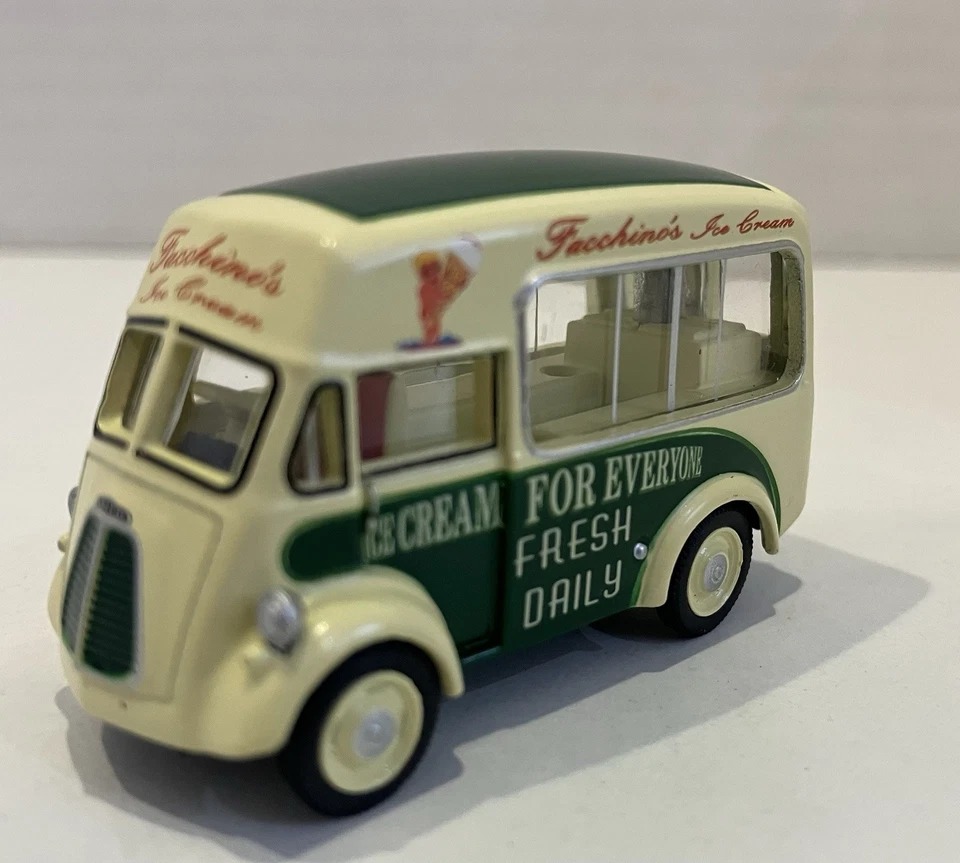 Oxford Diecast RARO 76MJ001 Morris J Facchinos Ice Cream Van calibre 1/76 OO Foto 2 de 4