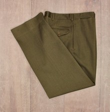 Men's VTG 1940s WWII Army Officer's Uniform Wool Pants 33x32.5 40s WW2 Trousers