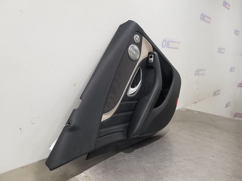16 MERCEDES BENZ AMG C63S W205 INTERIOR DOOR TRIM PANEL REAR LEFT DRIVER BLACK - Picture 4 of 12