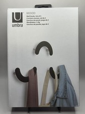 Umbra Mood Wall Hooks Set Of 3 NIB