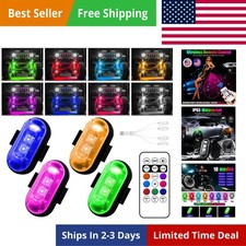 Wireless LED Lights for Car, Wireless Rock Lights with 8 Colors 10 Modes,Led ...