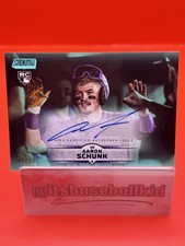 Aaron Schunk AUTO Turquoise /99 RC - 2025 Topps Stadium Club