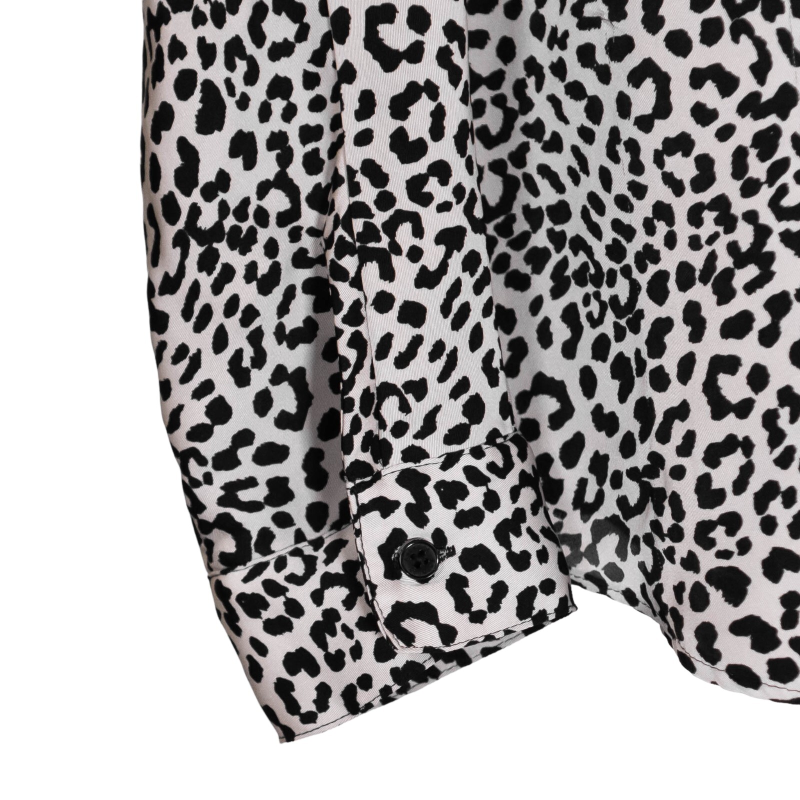 Express Womens Medium Leopard Print Button Up Blo… - image 9