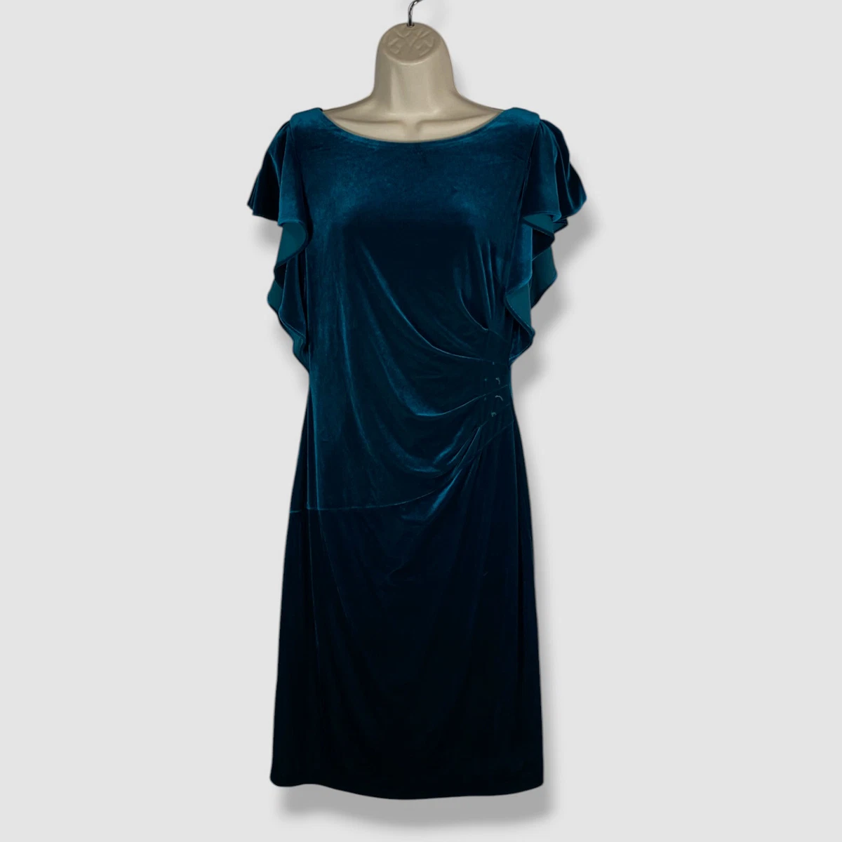 green emerald velvet dress Jessica Howard Women's Dresses Dress,Green,8 at Amazon Women's Clothing  store main image 0