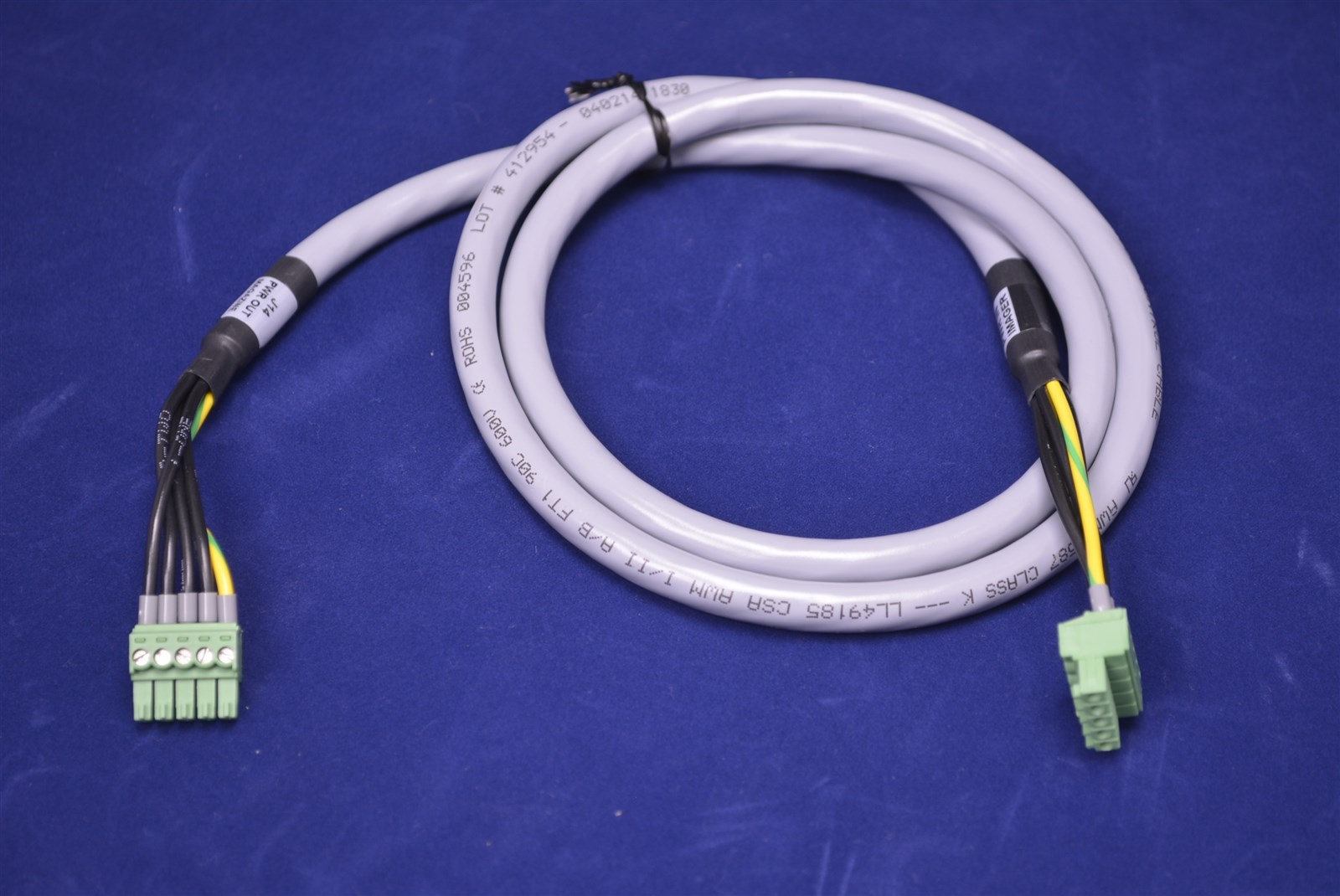 Brooks Automation Cable Assembly Part# 212226 J14 Power In Imager to Magazine
