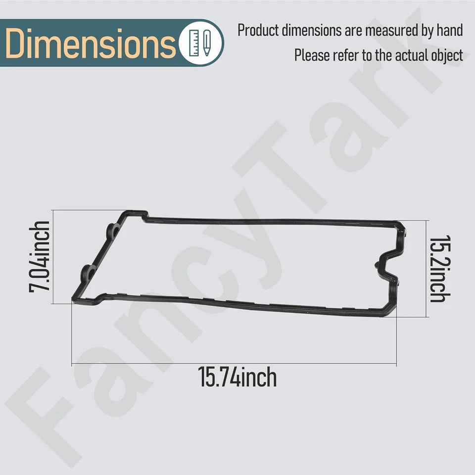 2003-2006 se adapta a Kawasaki Z1000/Z750S junta de cubierta de cabeza parte # 11061-1165 Foto 2 de 3