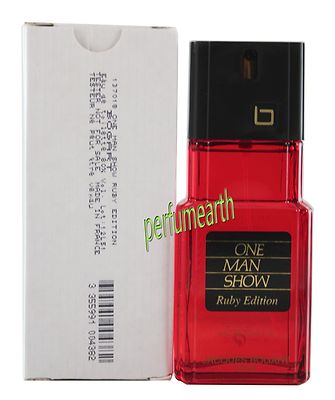 ONE MAN SHOW RUBY  3.3 / 3.4 OZ EDT SPRAY FOR MEN BY JACQUES BOGART Same As 