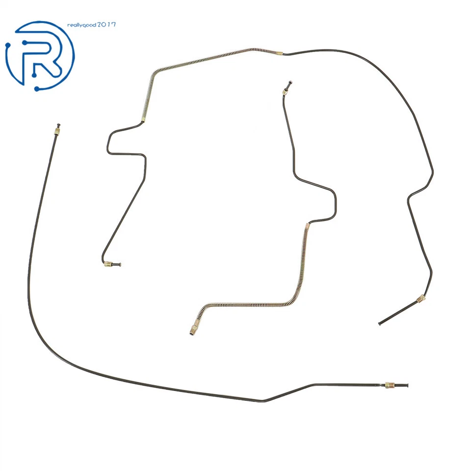 Juego de línea de freno hidráulico preformado para Jeep Wrangler TJ 97-06 sin ABS 919-221 Foto 3 de 4
