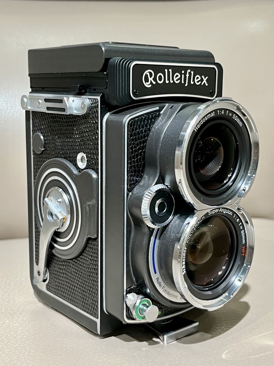 New Rollei Rolleiflex 4.0FW TLR Camera Prototype Black Lizard