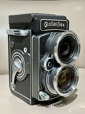 New Rollei Rolleiflex 4.0FW TLR Camera Prototype Black Lizard