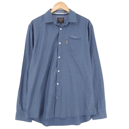 Polo Homme bleu marine à manches longues et double poche - Blacks Legend