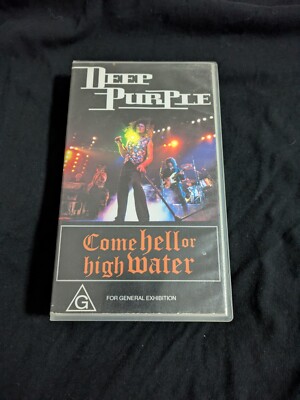 DEEP PURPLE Come Hell Or High Water - Video VHS Pal   SirH70