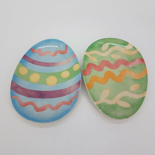 Longaberger Easter Egg Snack Plates Retired/Limited 31085/AVAIL ONE