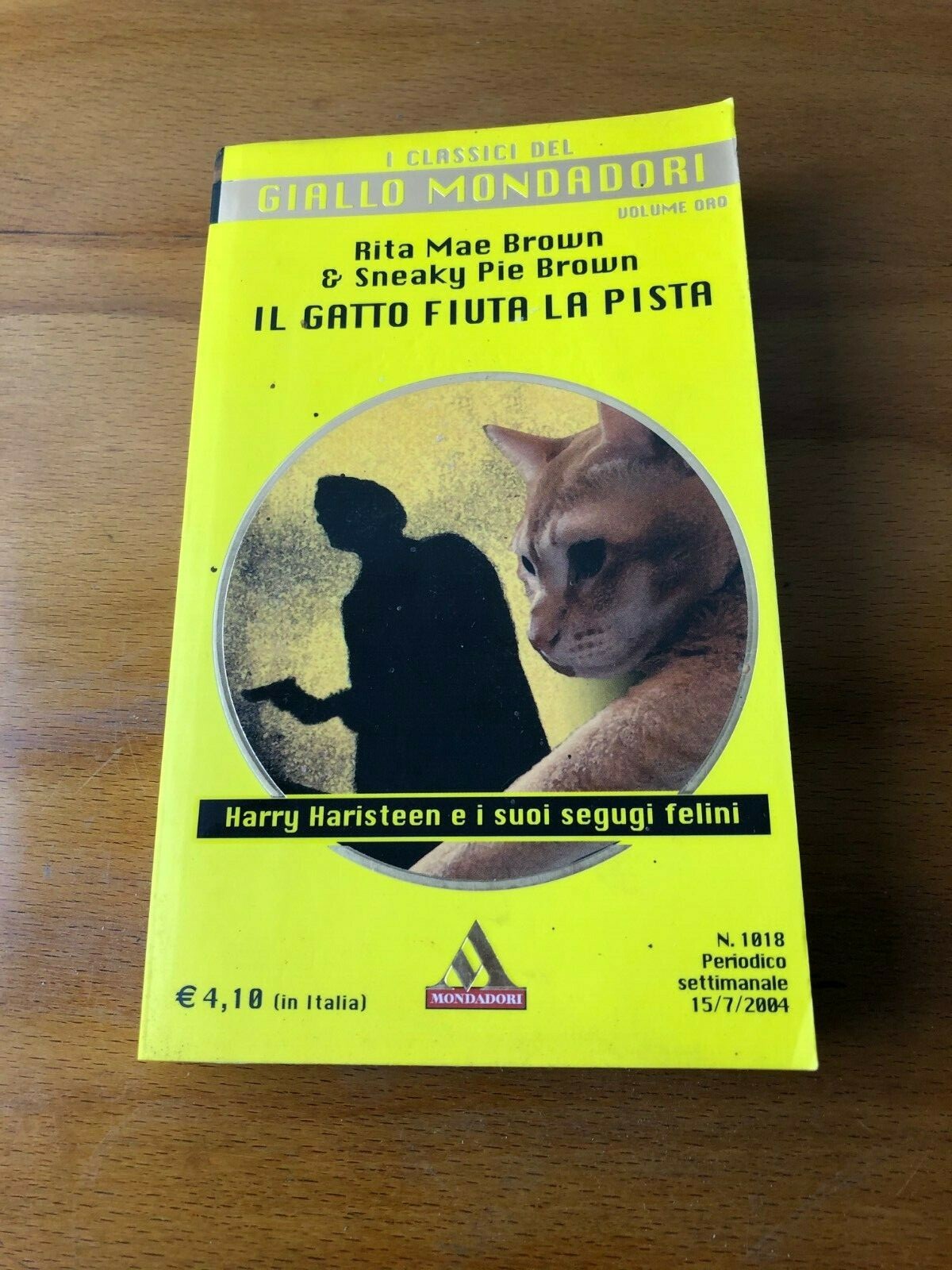 I Classici del Giallo Mondadori n 1018 Il gatto fiuta la pista di R & S  Brown | eBay