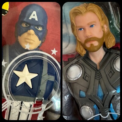 Captain America Hero Power & Thor Lightning Power  (SEALED) Lot 2 w  Audio