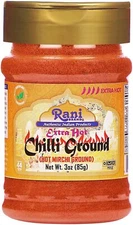 Rani Extra Hot Chilli Powder Indian Spice 3oz (85g) PET Jar