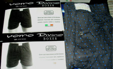 6 Boxer Uomo cotone 100% maglina Divino 58/59  m-l-xl-xxl-xxxl +mis.conformate