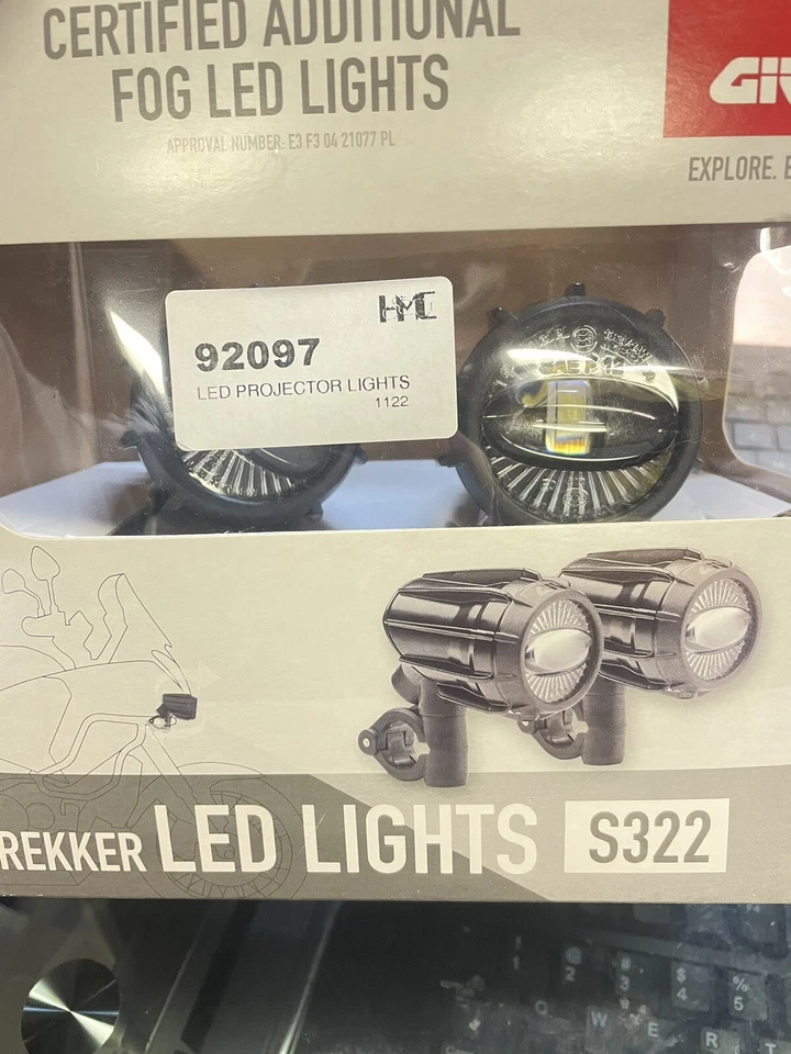 GIVI Trekker S322 Fog LED Lights - Image 4 of 4