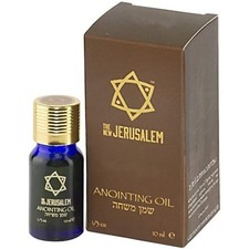 Premium Holy Anointing Oil 10 ml. - 0.34 fl.oz Handmade Bible From the Holy land