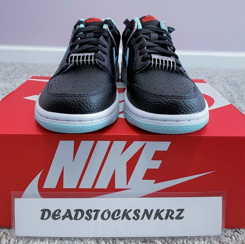 Nike Dunk Low SE GS Barber Shop Black DN3351 001 GS Sizes - Picture 3 of 6