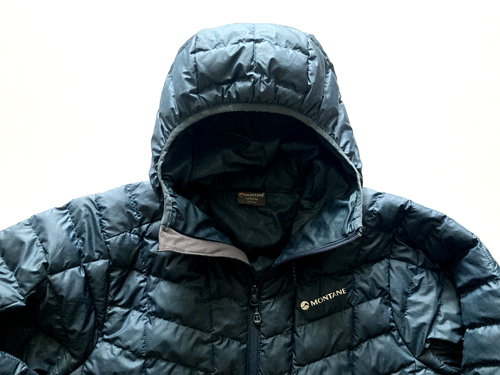 Montane Icarus Hooded Insulated Jacket Pertex M Eclipse Blue Men's - Picture 2 of 11