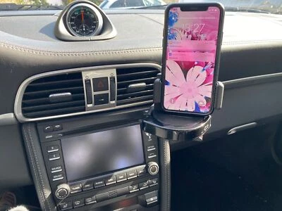 Cell Phone Holder for Porsche Carrera/Boxster/Cayman/Panamera 987 981 982 718
