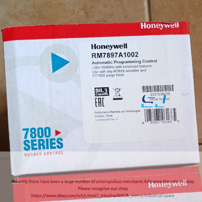 Brand new Honeywell RM7897A1002 Burner Control RM7897A1002