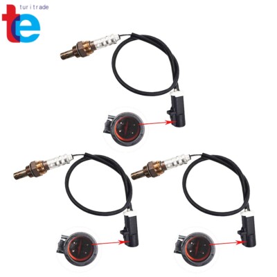 3pcs Oxygen Sensor Upstream Downstream 1997-2000 For Mazda B4000 99-00 B3000