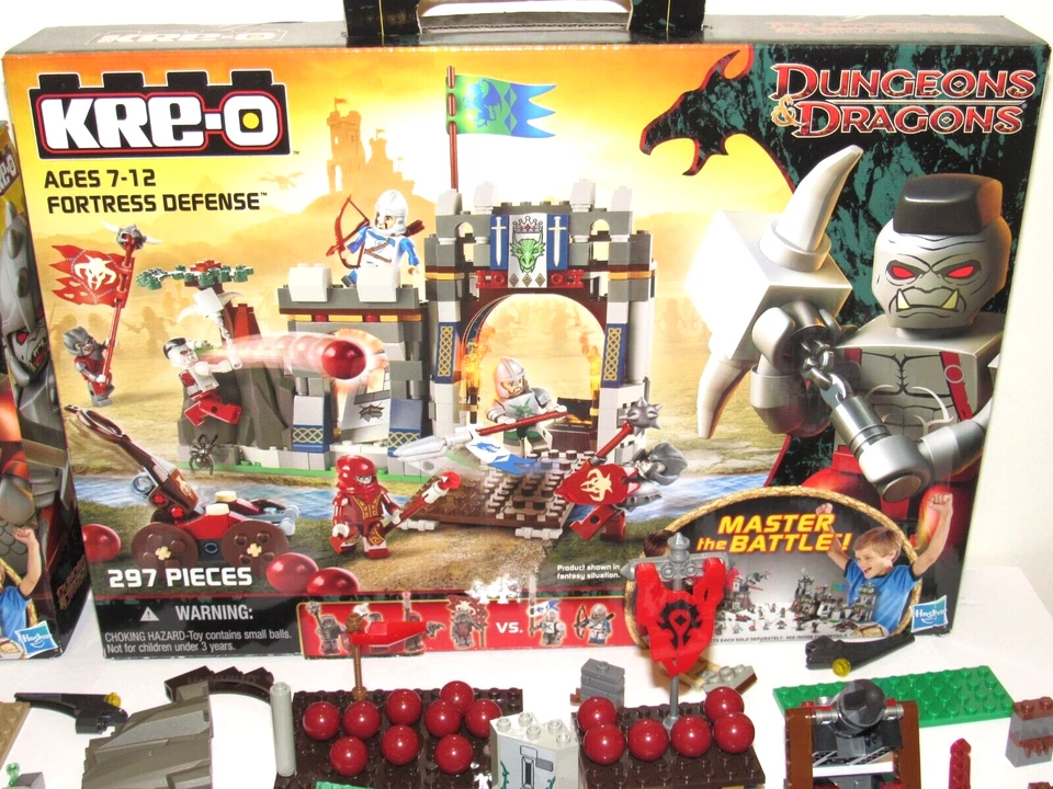 4 Kre-o 孩之宝龙与地下城大量兽人堡垒防御战斗前哨 — 第 2/4 张图片