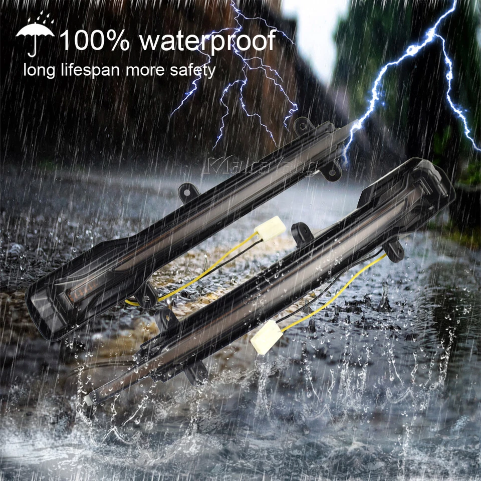 Luz de señal de giro secuencial LED para Audi Q5 SQ5 8R Q7 SQ7 2009 2010 2011-2015 Foto 2 de 3