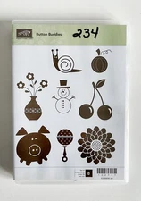 Stampin’ Up! Retired Stamp Set - Button Buddies Used