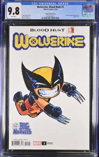 Wolverine Blood Hunt #1 CGC 9.8 Skottie Young Big Marvel Variant Cover 2024 WP