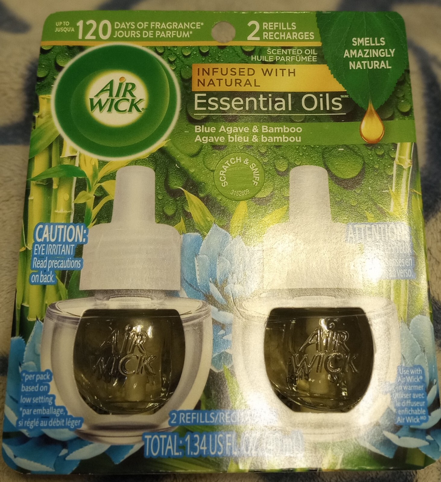 Brand new, Air wick infused with essential oils 2 refills Blue Agave