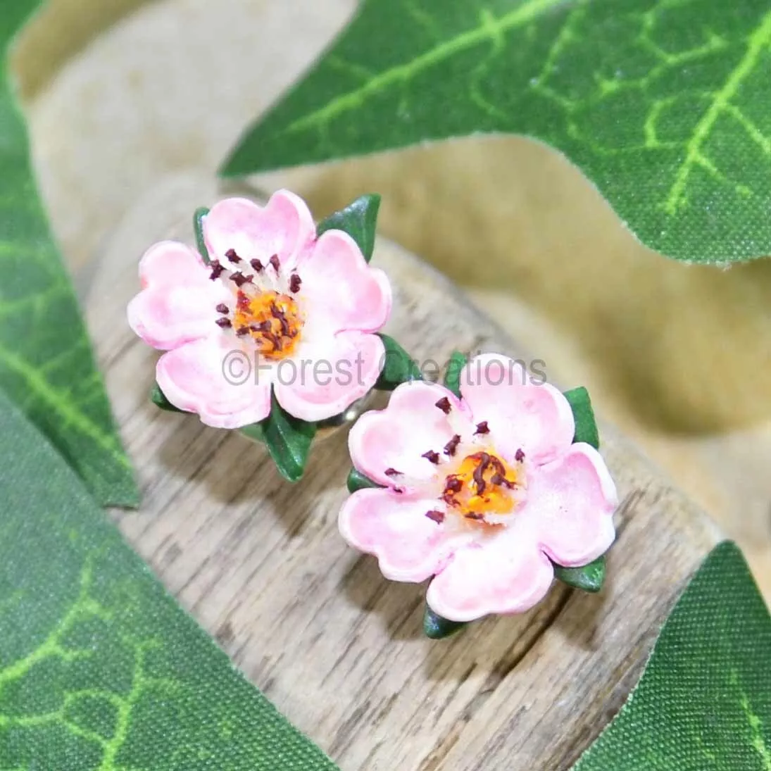 Summer and shop rose earrings